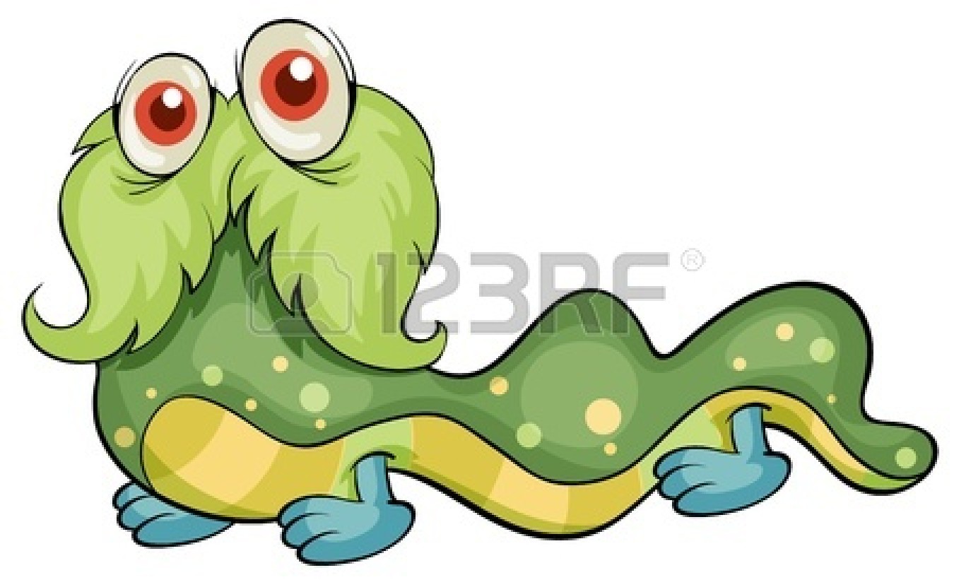 1350x831 Easy To Draw Scary Cartoon Monster Clipart