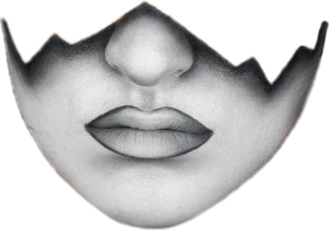 1092x762 Face Facepaint Drawing Makeup Facemask Hallowen Scary