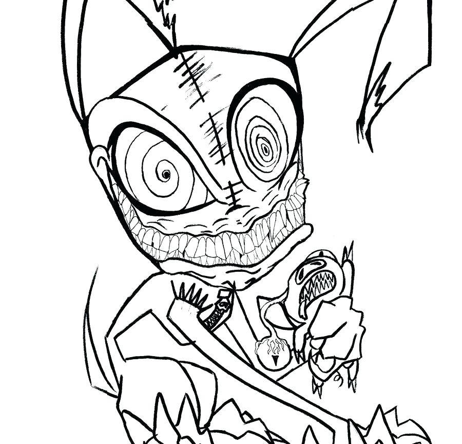 900x864 Creepy Coloring Pages Halloween Sheets
