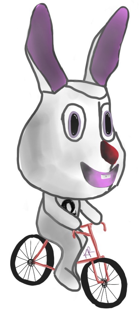 460x1033 Creepy Rabbit Drawing