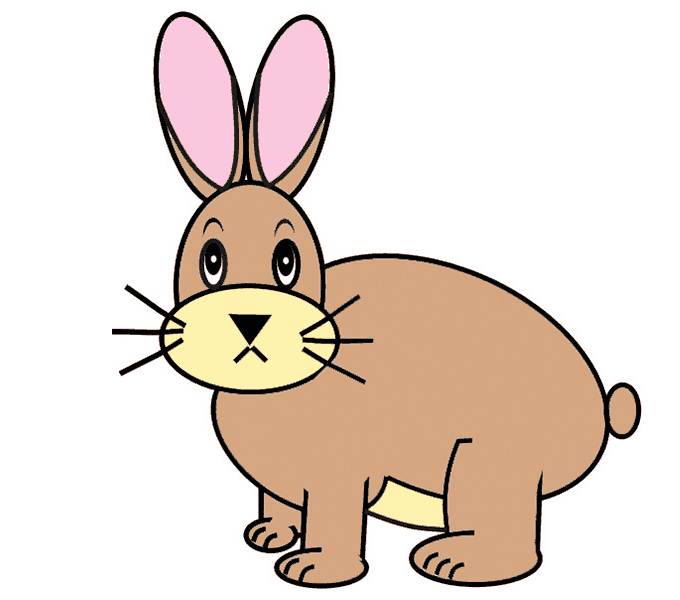 680x600 How To Draw A Cartoon Bunny In A Few Easy Steps Easy Drawing Guides