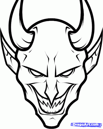 343x429 Image Result For Scary Drawings Of Demons Easy Art
