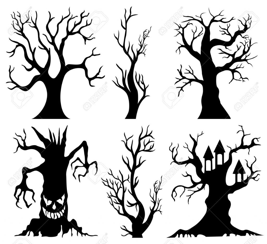 1024x934 Spooky Halloween Tree Silhouette The Window Image