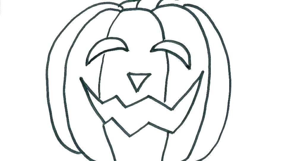 960x544 Scary Jack O Lantern Coloring Pages