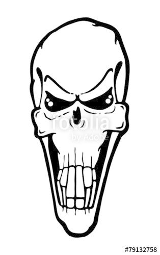 314x500 Scary Evil Skull Stock Image And Royalty Free Vector