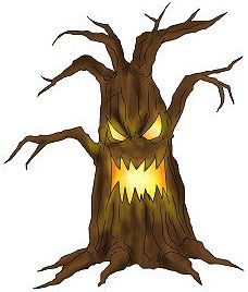 228x268 Draw A Spooky Halloween Tree Step Kids