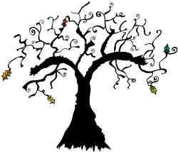 250x214 Bare Clipart Spooky Tree, Picture