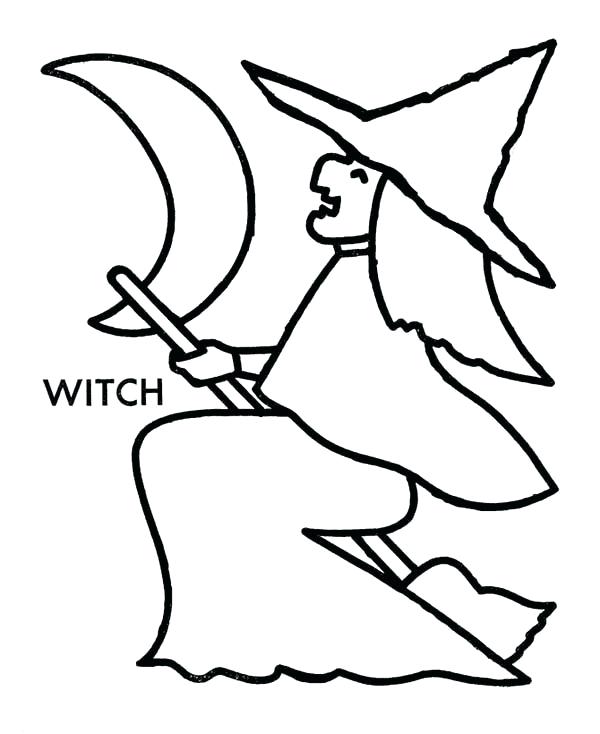 600x734 How To Draw A Witch How To Draw Witch Coloring Pages Best Place