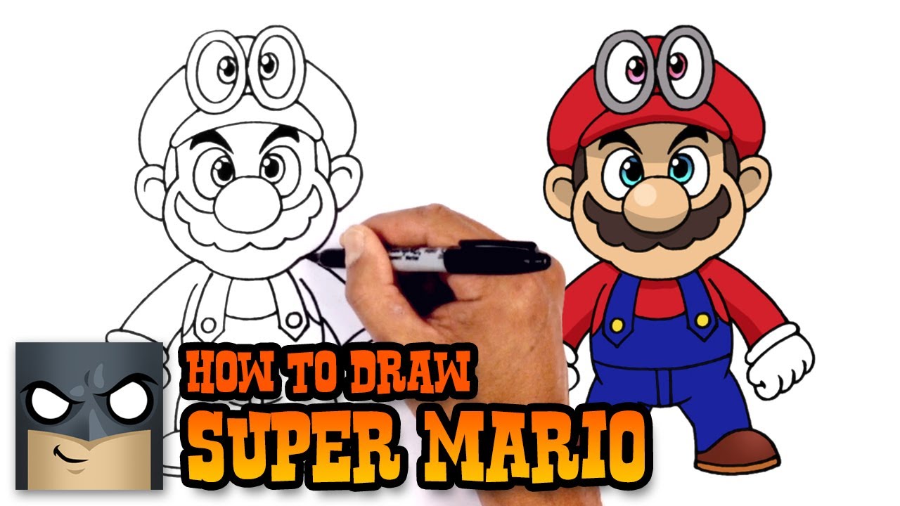 1280x720 How To Draw Super Mario Super Mario Odyssey