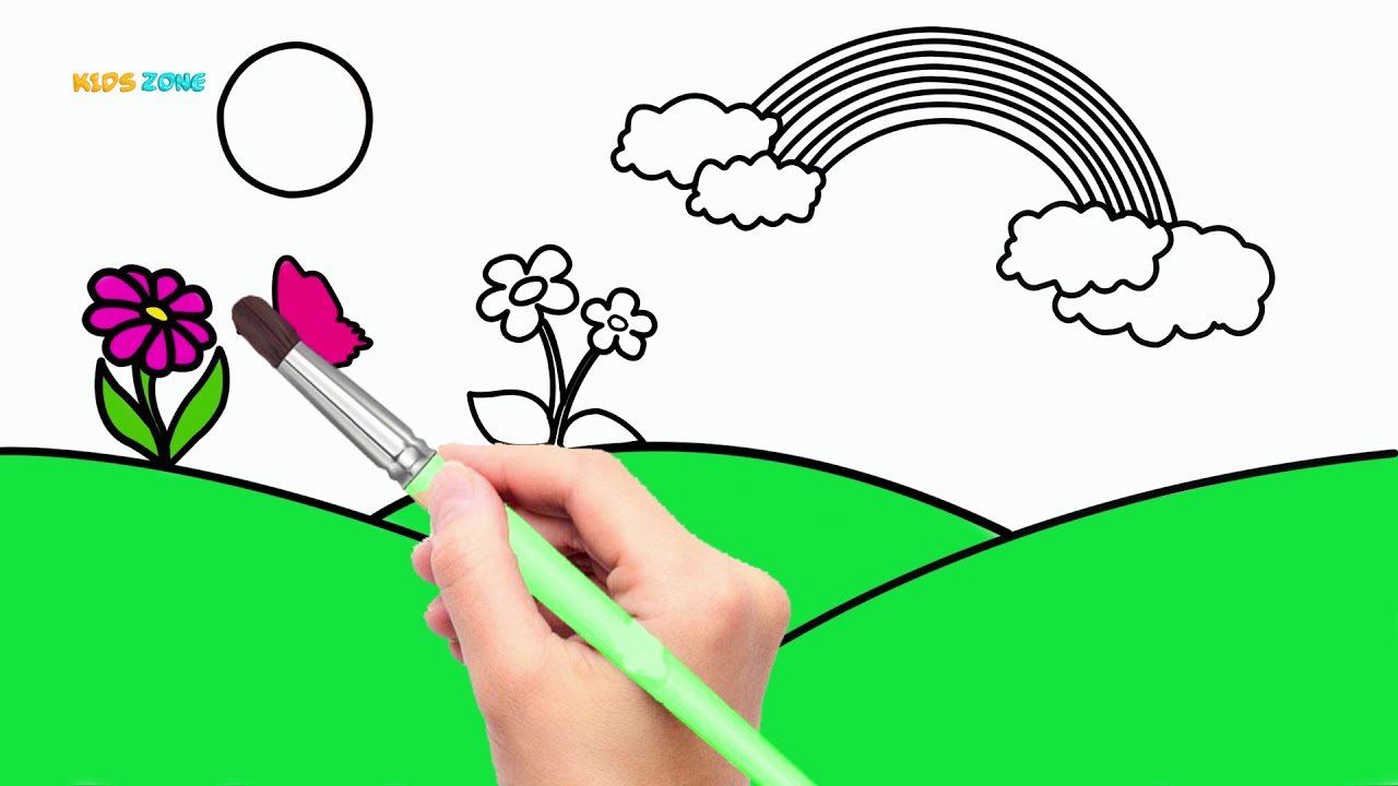 1280x720 Download Thumbnail For How To Drawing Rainbow