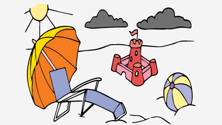 454x255 Beach Coloring Pages Free Printable Sheets To Color