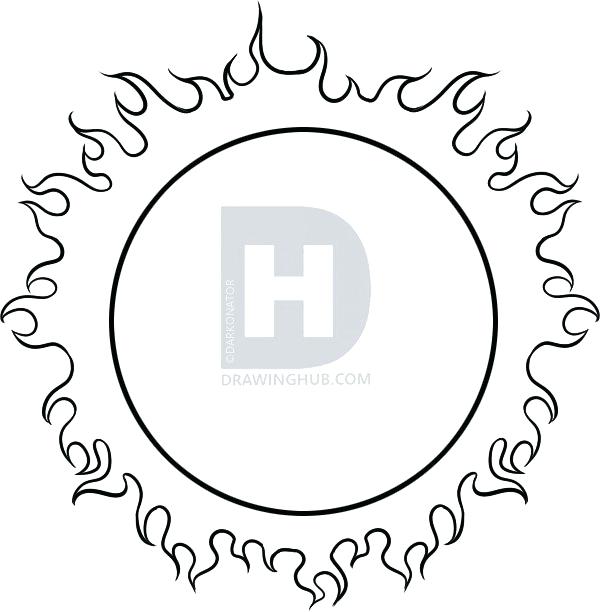 600x612 How Do You Draw A Sun Draw Sun And Moon