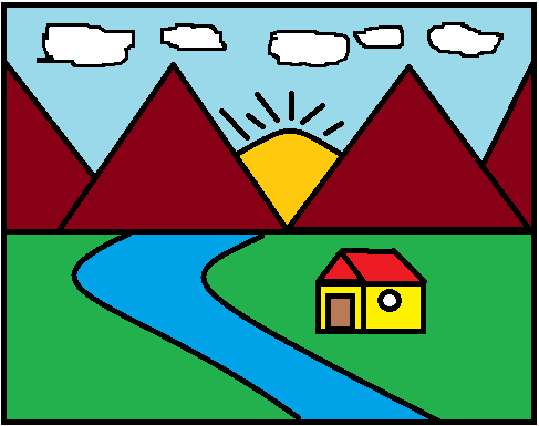 487x385 Pictures How To Make A Scenery Drawing Art Gallery