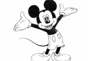 300x210 mickey mouse drawings with scenery pencil sketch of scenery