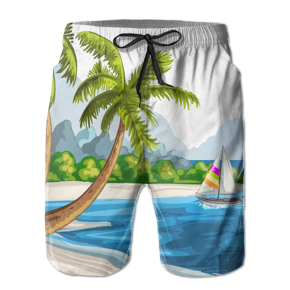 1000x1000 delidaa drawing beach theatrical scenery men's boy casual quick