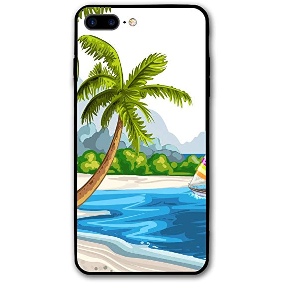 569x569 drawing beach theatrical scenery iphone plus case