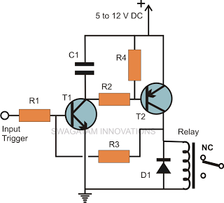 320x290 homemade circuit projects transistor latch circuit explained