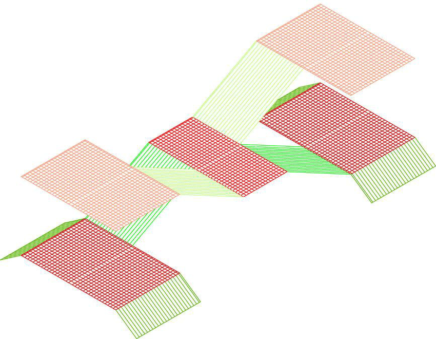 850x660 scheme of the arrangement of landings and flights