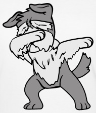 190x225 Giant Schnauzer With Tail