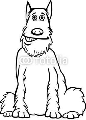 286x400 Schnauzer Dog Cartoon For Coloring Book Buy Photos Ap Images