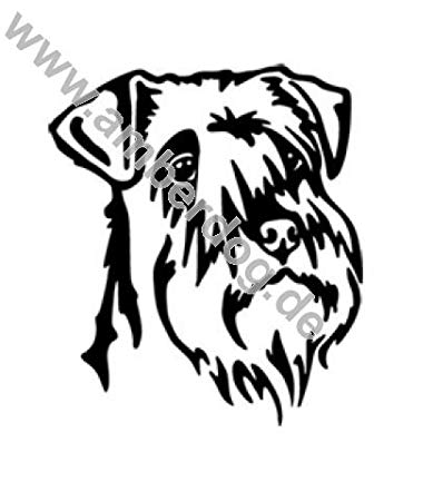 389x450 Miniature Schnauzer Wall Tattoo No Plastic, X Cm