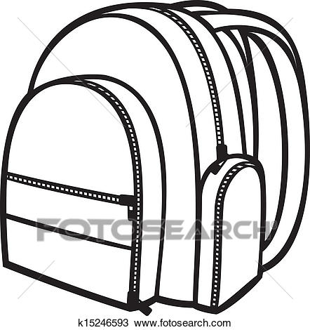 442x470 Drawing Clipart Bag