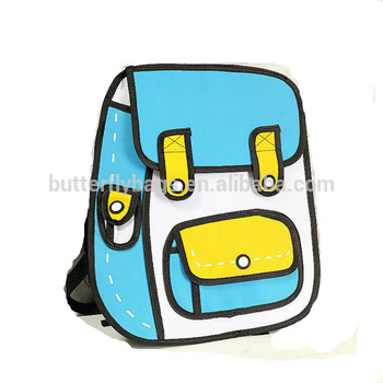 350x350 Cute Drawing Cartoon School Bag For Kids Backpack