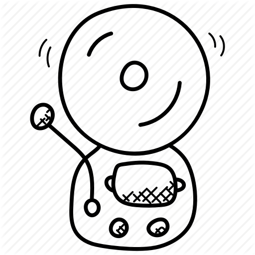 512x512 Alarm, Bell, Ding Dong, Notification, School Bell Icon