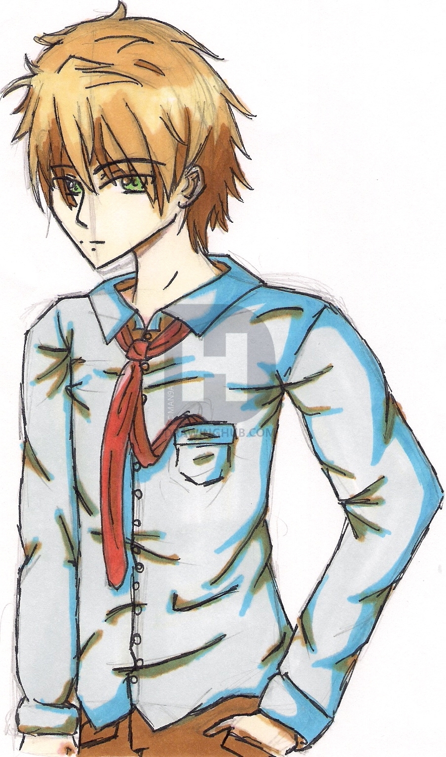 904x1533 School Boy Drawing