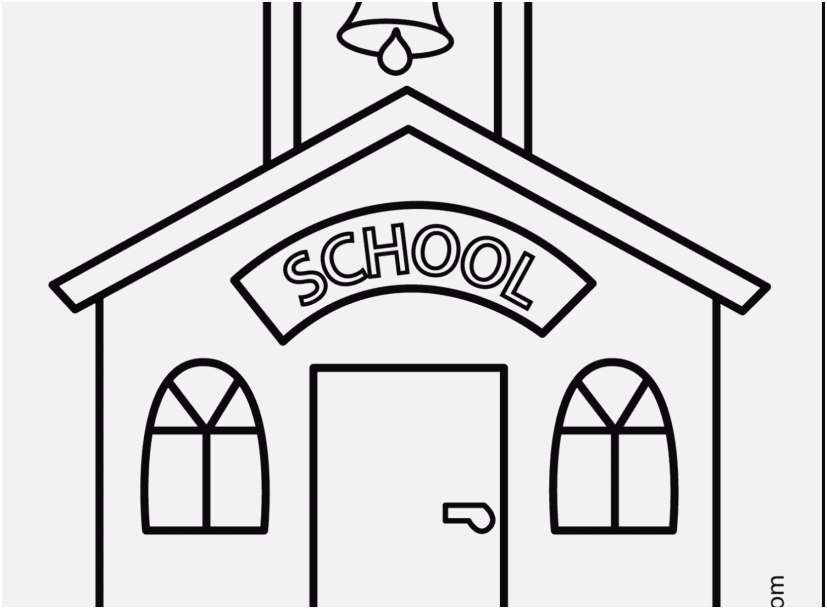 827x609 Welcome Back To School Coloring Pages Portraits School Building