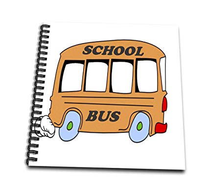 425x386 Db Orange School Bus Memory Book
