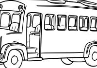 200x140 Magic School Bus Coloring Pages For Kids With School Bus Line
