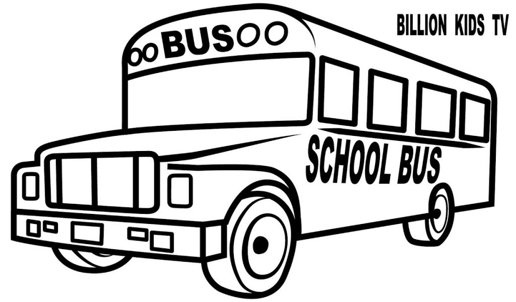 1024x600 New How To Draw School Bus For Baby Drawings And Coloring Pages