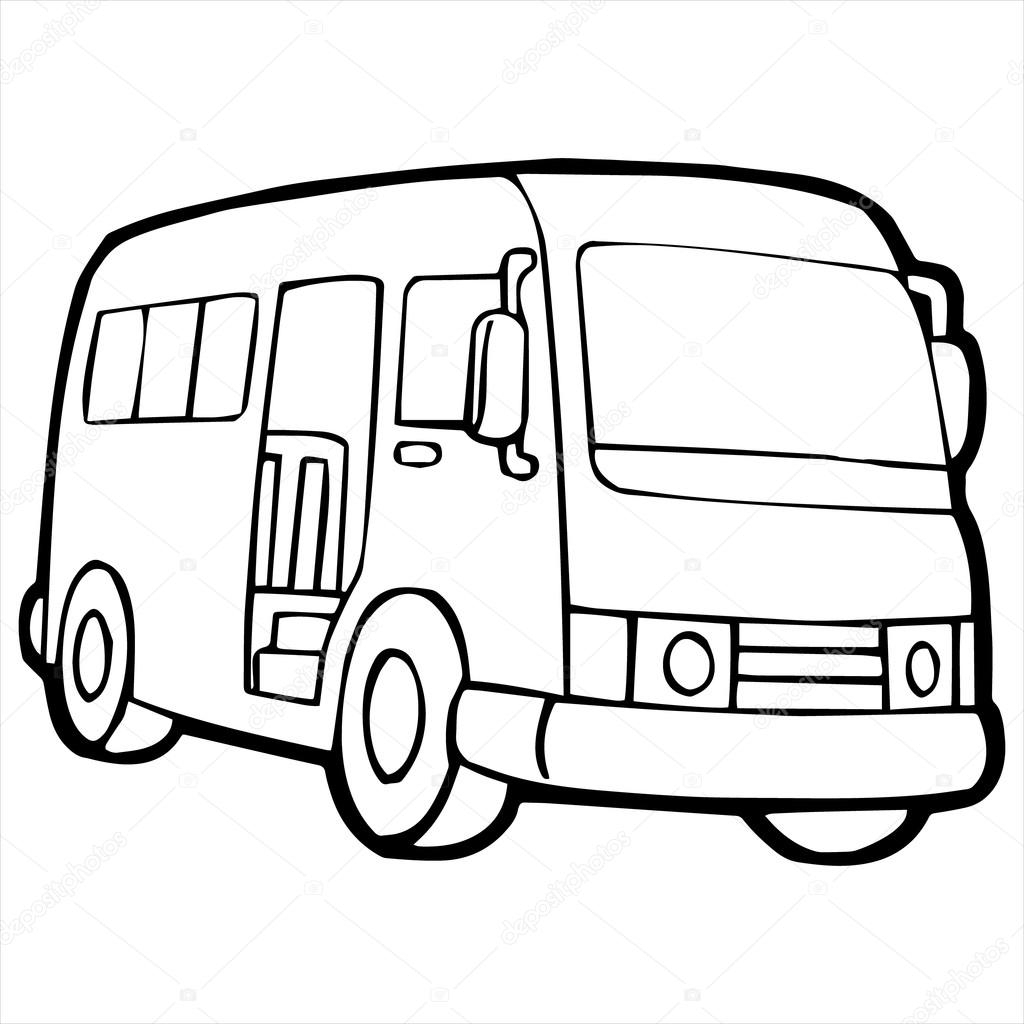 1024x1024 Bus Drawing For Kid School Bus Drawing At Getdrawings Free