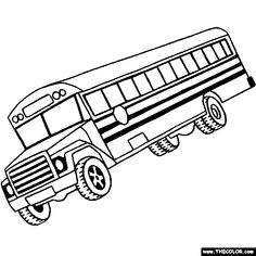 236x236 School Coloring Pages New Guaranteed Bus Color