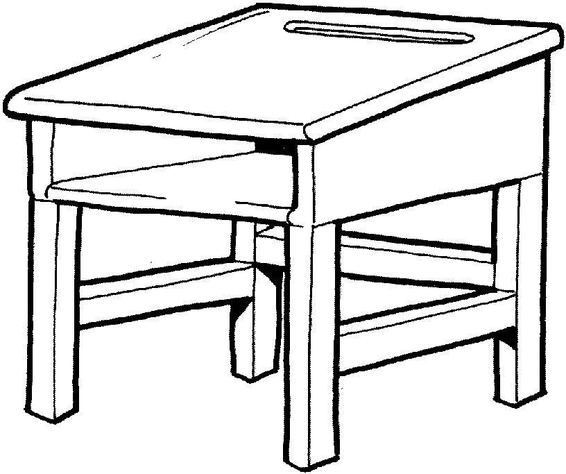 816x683 Classroom Drawing Classroom Desk For Free Download