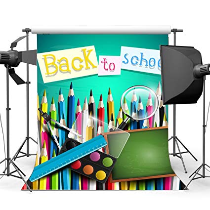 425x425 Gladbuy Vinyl Back To School Backdrop Interior