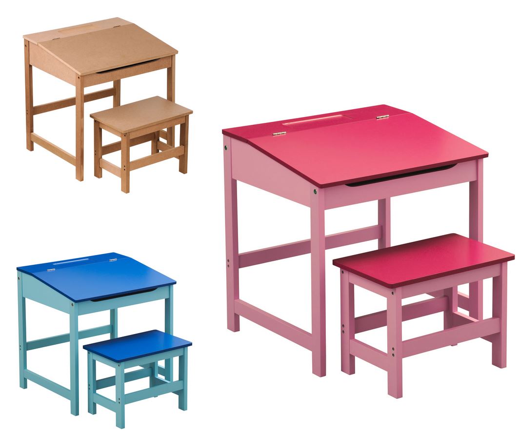 1066x890 Children's Desk Stool For Study, Homework, Drawing, Writing