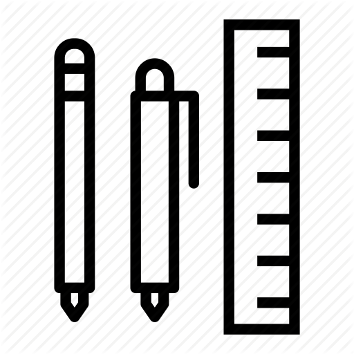 512x512 Drawing, Drawing Tools, Pen, Pencil, Ruler, School, Tools Icon