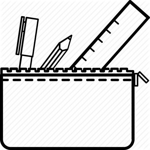 512x512 Bag, Case, Drawing, Pencil, Pens, School, Stationary Icon