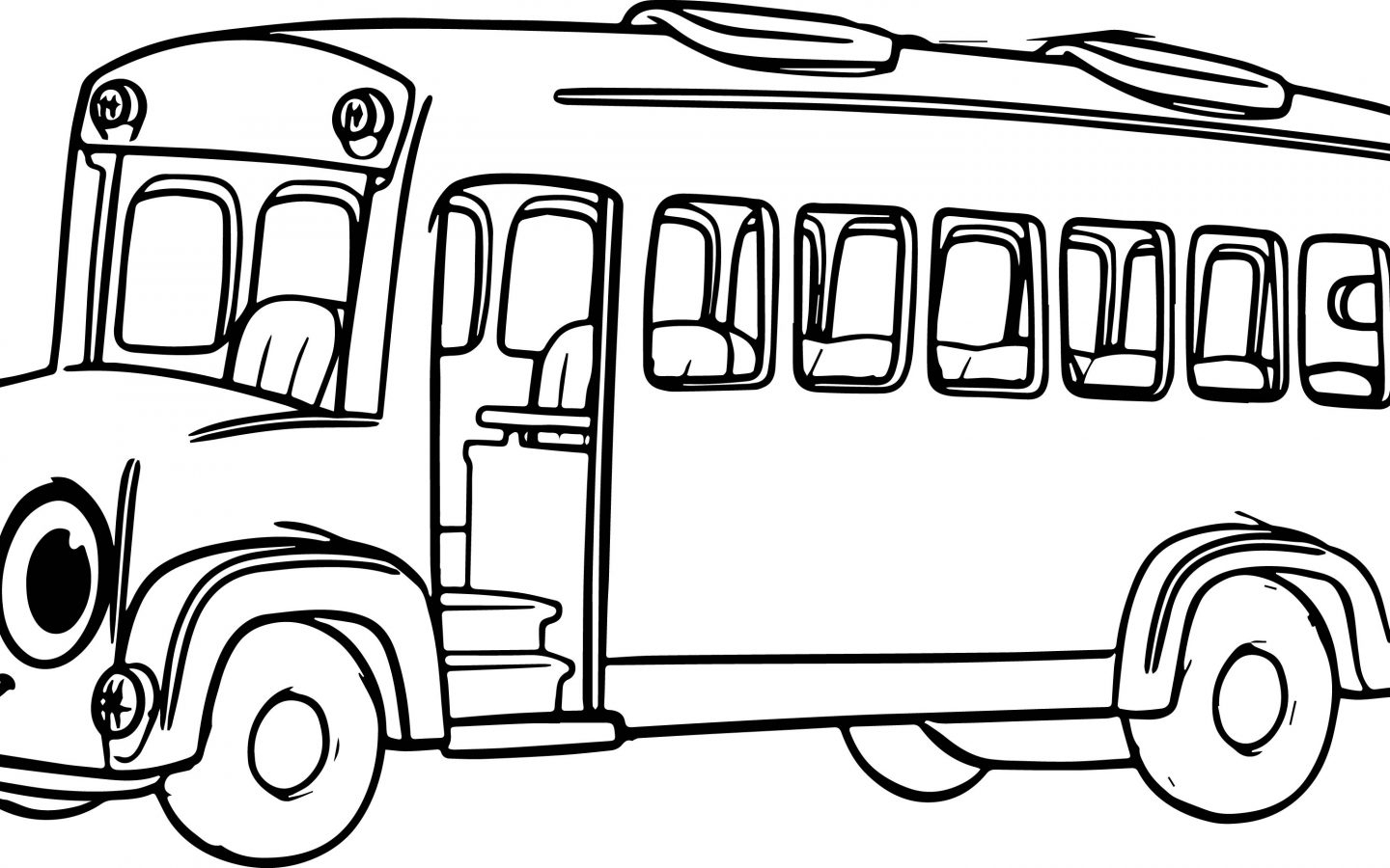 1440x900 Clip Art How To Draw A School Bus School Bus Drawing For Kids