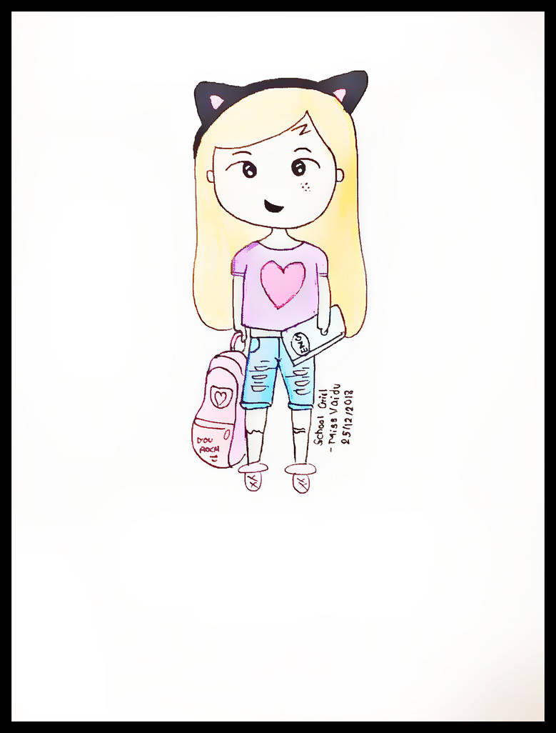 779x1026 Kawaii School Girl