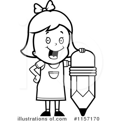 400x420 School Girl Clipart
