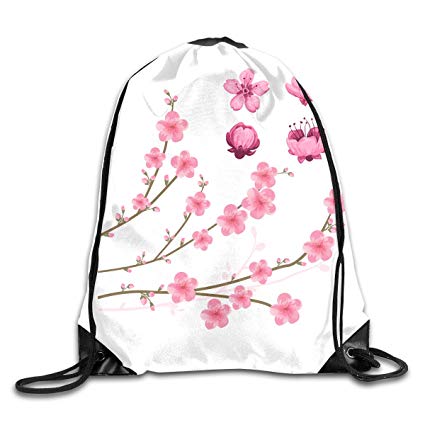 425x425 Olgczm Bouquet Drawing Cherry Blossom Drawstring