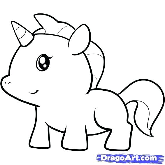 566x566 How To Draw A Unicorn For Kids
