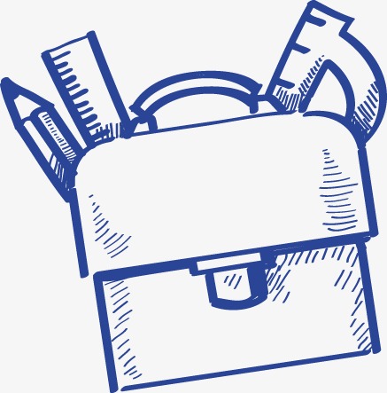 437x443 hand painted,school bag, hand painted, line drawing png image