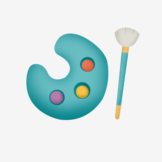 640x640 Paint Plate Paint Pen Stationery Student Utensils School Supplies