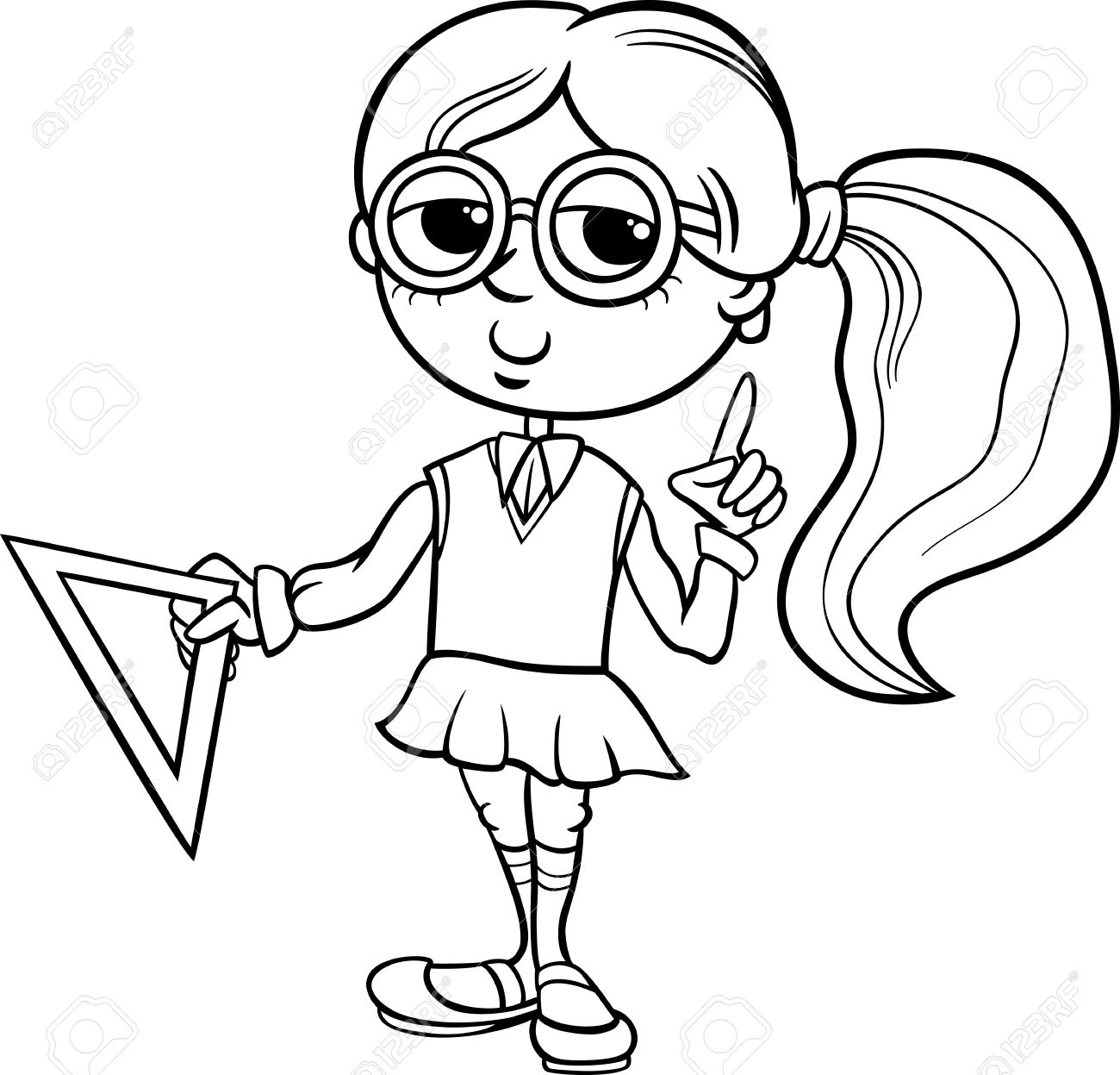 1300x1247 Student Going To School Clipart Black And White