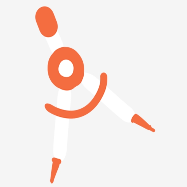 640x640 cartoon school supplies compasses stationery, supplies, drawing