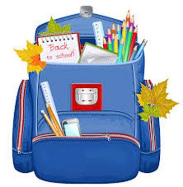 363x371 Free Drawing For Backpacks Filled With School Supplies